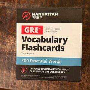 GRE Vocabulary Flashcards - Black and Blue